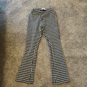 Urban Outfitters Stretchy Gingham Crop Pants